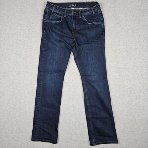 Tecovas (Men's 32x34) Blue Denim Jeans Standard Fit Western Cowboy Rodeo Premium